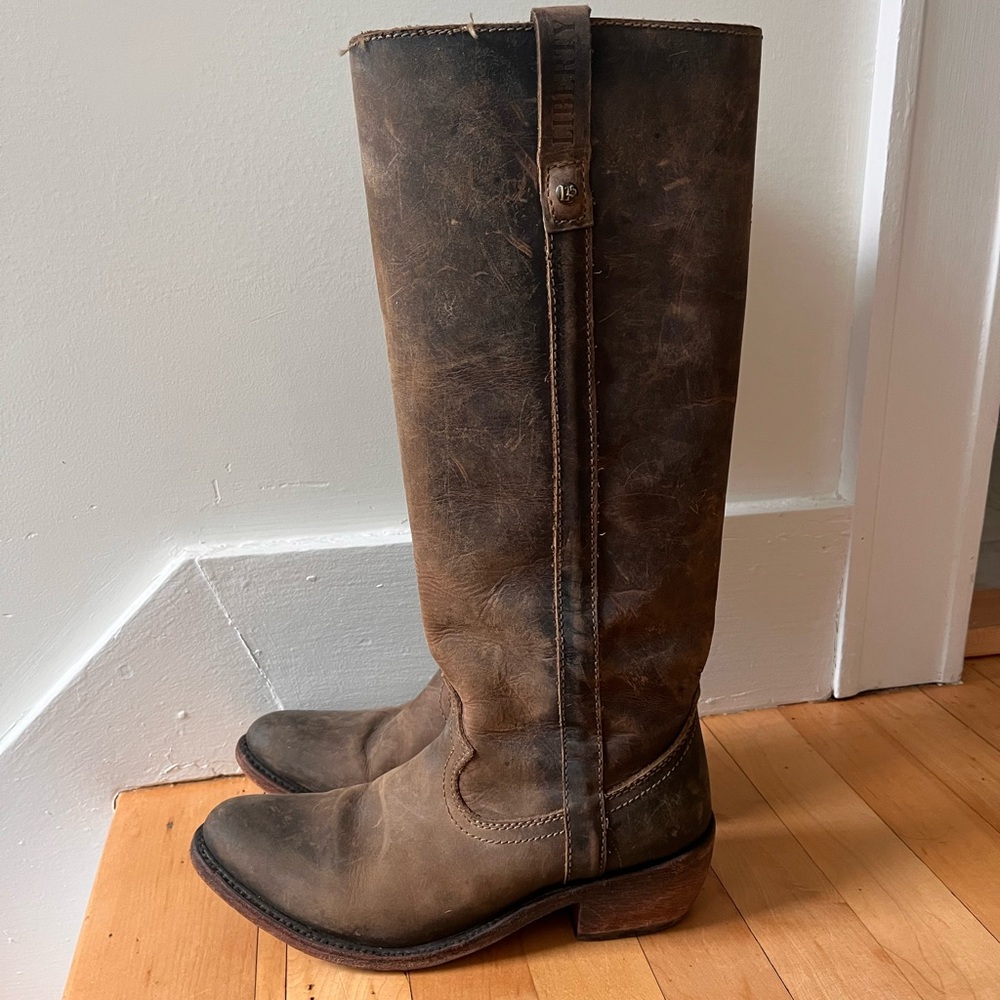 Tall Liberty Black cowboy boots